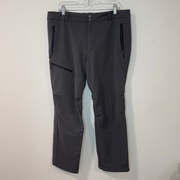 REI Co-op Men's Activator 3.0 Pants Cargo Softshell Hiking Outdoor Grey 38 x 32 - Picture 1 of 11